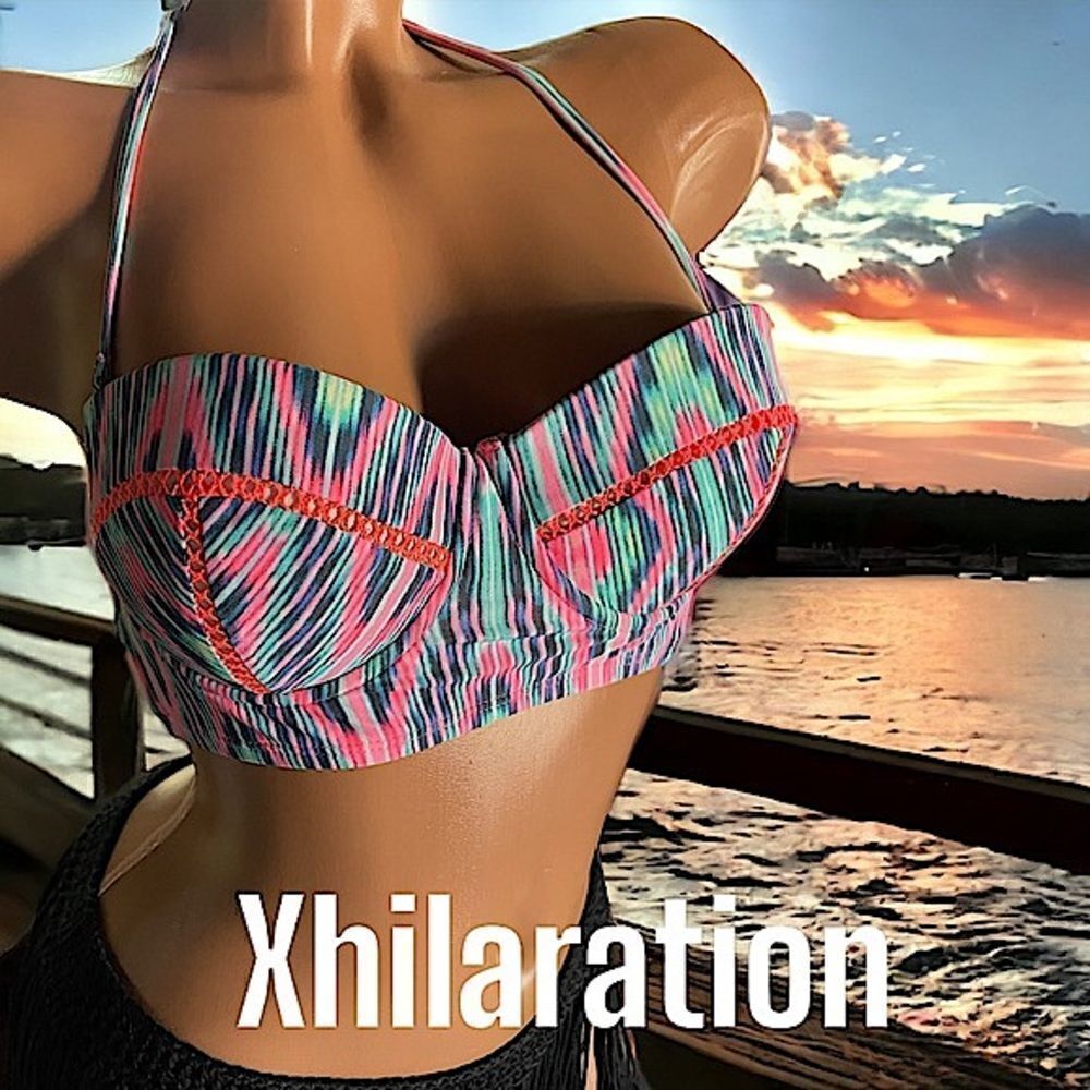 Xhilaration l Southwest Design l Bikini, Bathing Suit Top l Push Up l SP l EUC